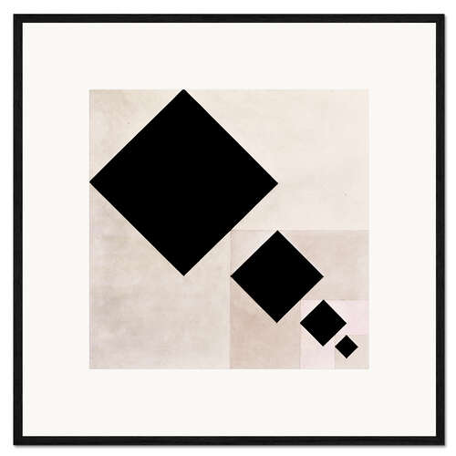 Plakat artystyczny premium w ramie Arithmetic composition