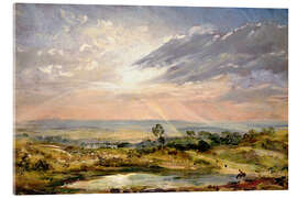 Akrylbilde  Branch Hill Pond, Hampstead - John Constable