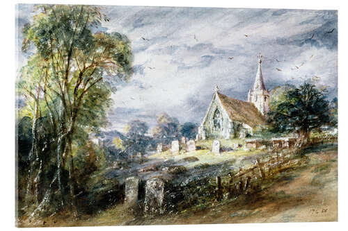 Akrylbillede Stoke Poges church