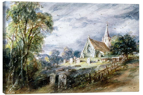 Tableau sur toile Église de Stoke Poges