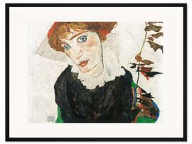 Gerahmter Kunstdruck Porträt von Wally Neuzil