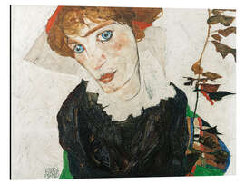 Magnettafel Porträt von Wally Neuzil