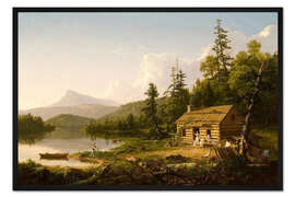 Gerahmter Kunstdruck Zuhause in den Wäldern