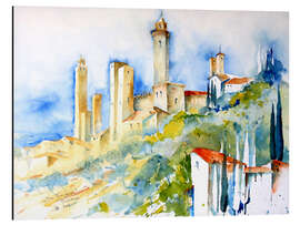 Magnettafel Italien   San Gimignano