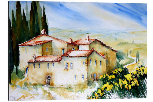 Gallery print Farm in Tuscany