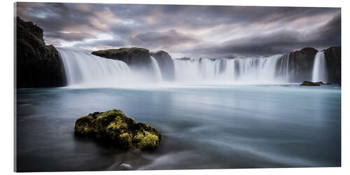 Acrylic print Godafoss Waterfall in Iceland