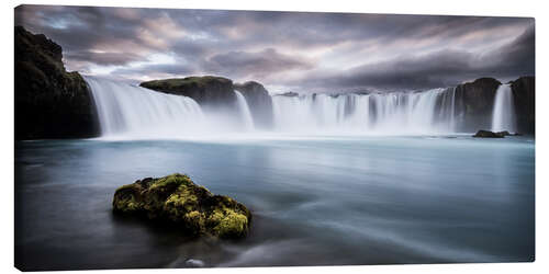 Leinwandbild Godafoss Wasserfall in Island