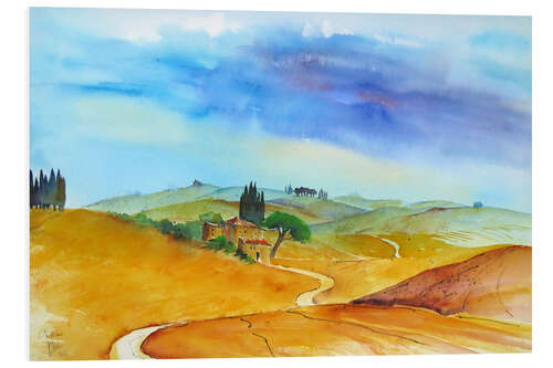 Foam board print Tuscany II