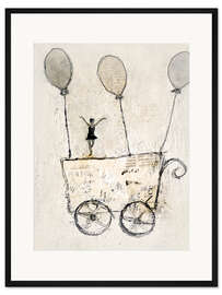 Gerahmter Kunstdruck fly