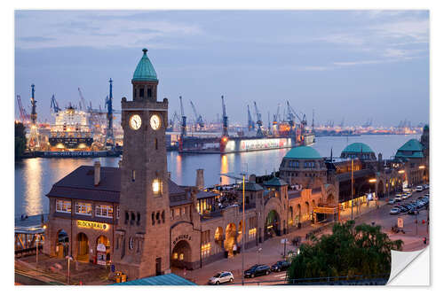 Selvklebende plakat hamburg