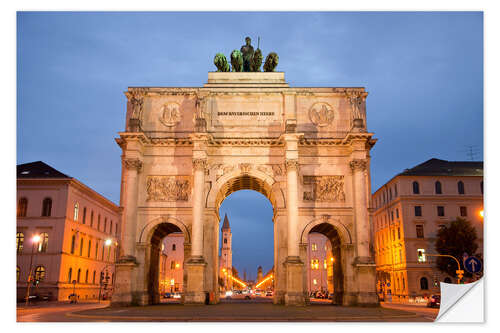 Selvklebende plakat Munich, Bavaria