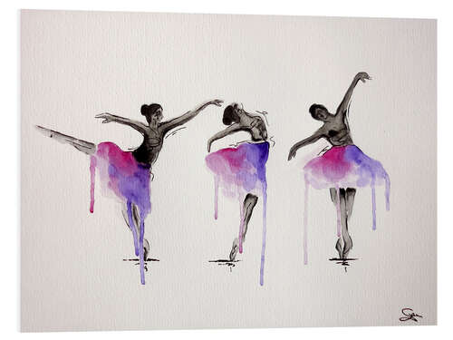 PVC print Ballett Pose