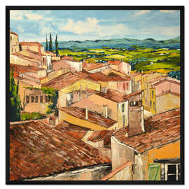 Gerahmter Kunstdruck Mediterranes Leben