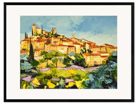 Framed art print Hills in the province