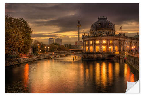 Selvklebende plakat Berlin Bodemuseum