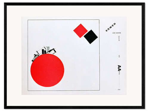 Framed art print The Story of Two Squares