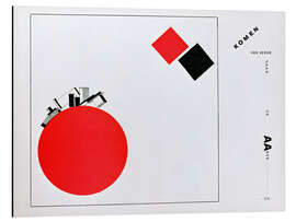 Magnettafel Die Geschichte von zwei Quadraten