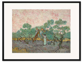 Gerahmter Kunstdruck Die Olivenpflücker