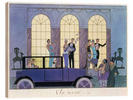 Holzbild Farewell, gestochen von Henri Reidel