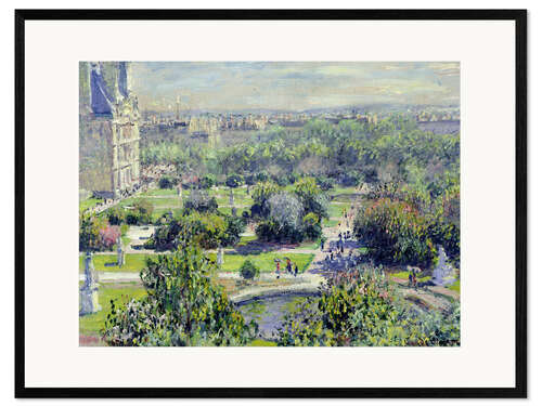 Framed art print Tuileries Garden, Paris