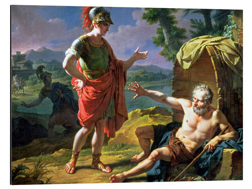 Aluminium print Alexander and Diogenes, 1818