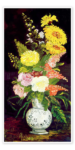 Póster Vase with Flowers