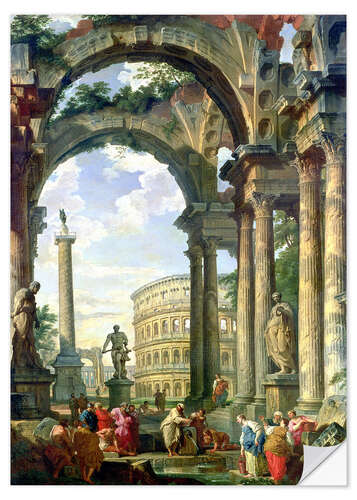 Sisustustarra Roman Capriccio, 18. vuosisata