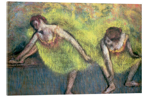 Acrylglas print Two dancers relaxing