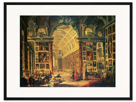 Gerahmter Kunstdruck Innenraum der Colonna Galerie