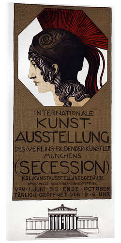 Acrylglasbild Kunstausstellung der Sezession