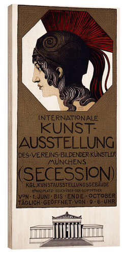 Holzbild Kunstausstellung der Sezession