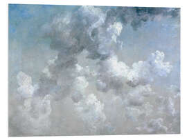 Foam board print Studying the clouds