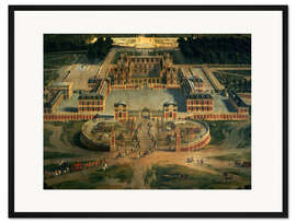 Gerahmter Kunstdruck Blick auf Versailles