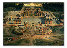 Poster Blick auf Versailles