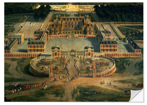 Wall sticker View of Versailles