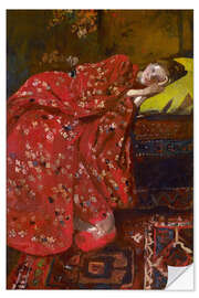 Wandsticker Der rote Kimono - Georg-Hendrik Breitner