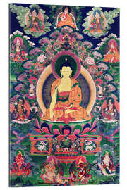 Gallery print Buddha Shakyamuni with eleven figures