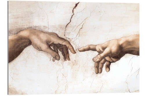 Galleriprint The Creation of Adam (detail)