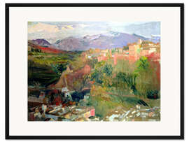 Gerahmter Kunstdruck Granada