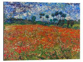 Magnettafel Mohnfeld, Auvers-sur-Oise