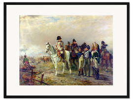 Gerahmter Kunstdruck Der Wendepunkt bei Waterloo