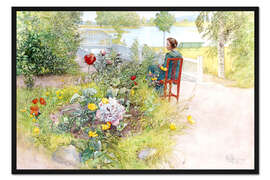 Gerahmter Kunstdruck Sommer in Sundborn