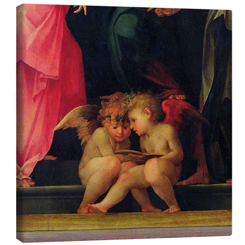 Canvas print Two putti are reading, 1518