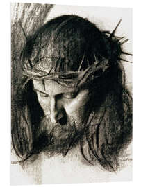 Foam board print Head of Christ