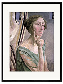 Impression artistique encadrée Portrait de Edith Sitwell, 1915
