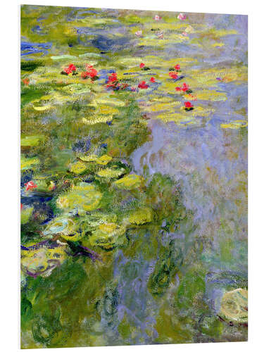 Foam board print The Water-Lily Pond I