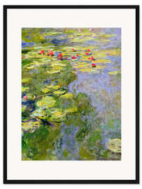 Gerahmter Kunstdruck Der Seerosenteich I