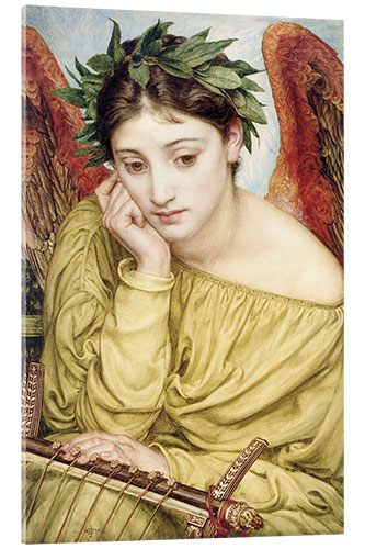 Akrylbilde Erato, Muse of Poetry