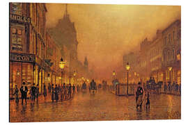 Magnettafel Straße bei Nacht