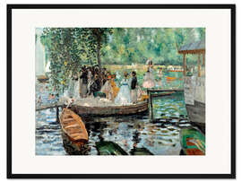 Gerahmter Kunstdruck La Grenouillere